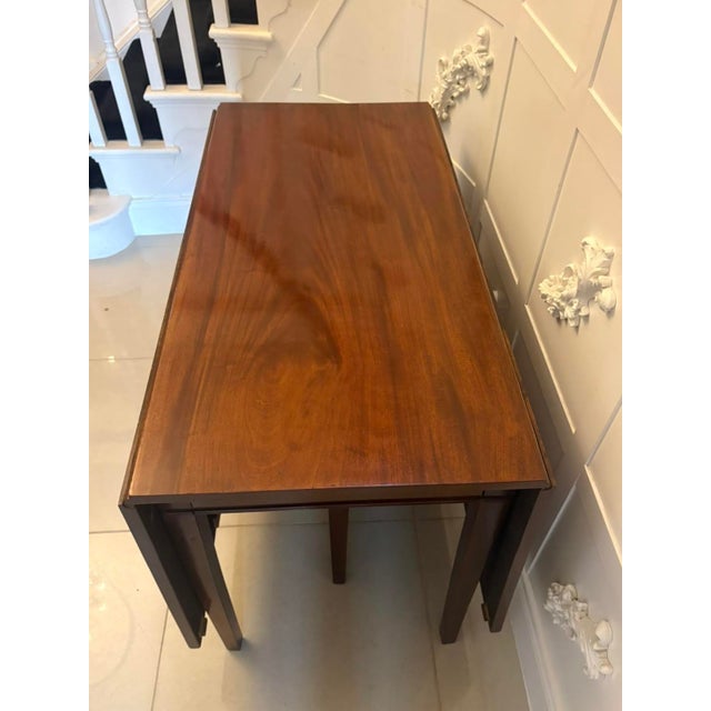 Antique Georgian Mahogany Six Leg Drop Leaf Dining Table, 1800 For Sale - Image 15 of 16