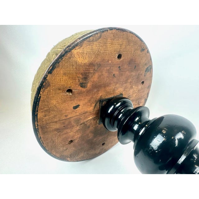 Antique Swivel Piano Stool, 1900s For Sale - Image 11 of 16