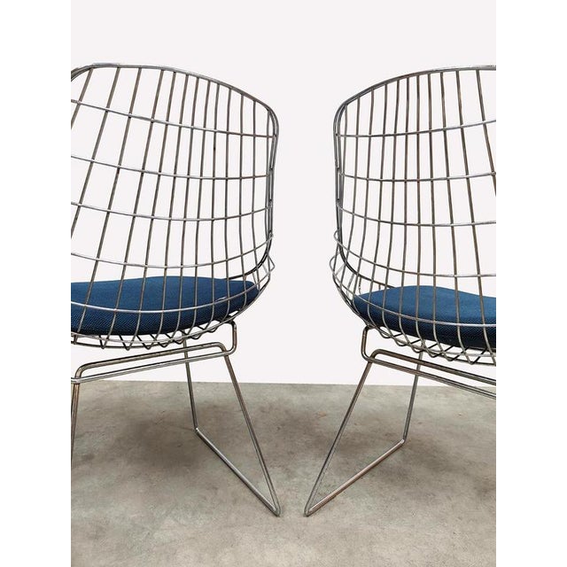 This complete set of 8 vintage wire chairs by Pastoe are true design classics. Model SM05, designed by Cees Braakman in...