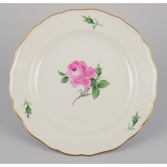 1920s German Dinner Plates from Meissen, 1920s, Set of 4 For Sale - Image 5 of 10