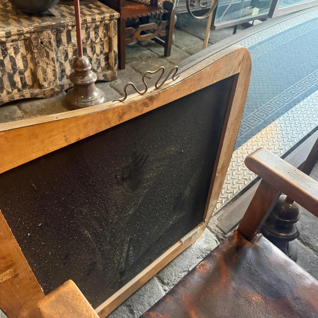 Brass 1950s Gio Ponti Style Mid-Century Modern Brass Italian Big Wall Mirror For Sale - Image 8 of 10