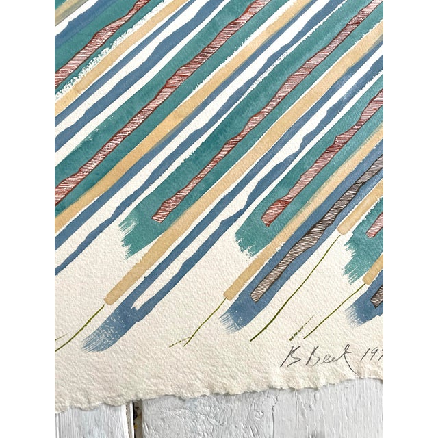 Painting on paper comes signed and unframed. Barbara Beck Painter Printmaker Beck’s work is inspired by artist such as...