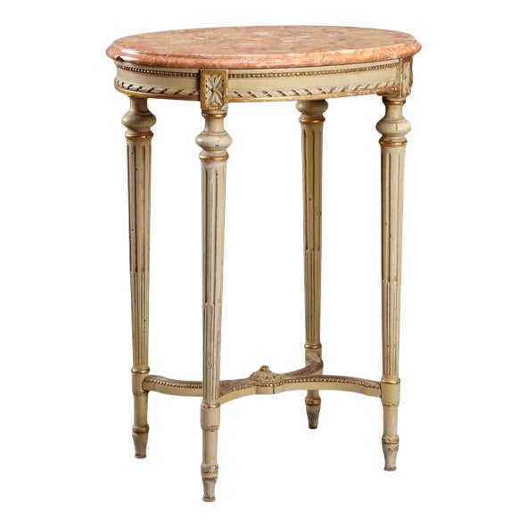 Italian Neoclassical Style Coffee Table in Wood For Sale