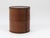 Round Leather Storage Box with Lid attributed to Carl Auböck, Vienna, Austria, 1950s For Sale - Image 15 of 16