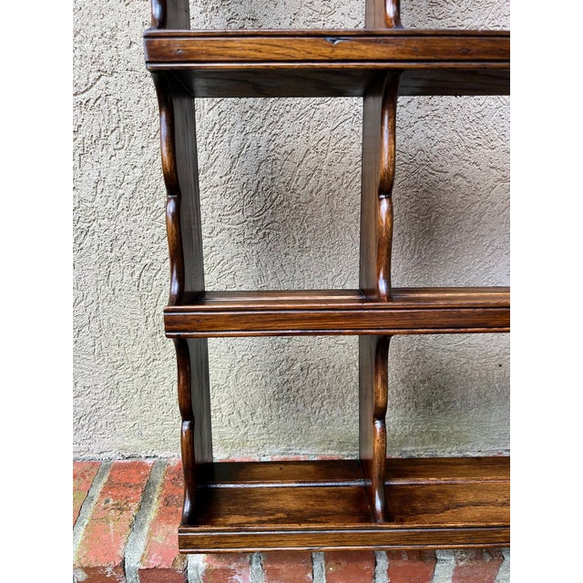 Antique English Oak Wall Shelf Plate Rack Arts & Crafts Country House C1900 For Sale - Image 17 of 18