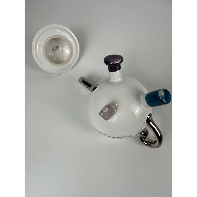 White Vintage Coffee Set by Juraj Mihalik, 1980s, Set of 7 For Sale - Image 8 of 18