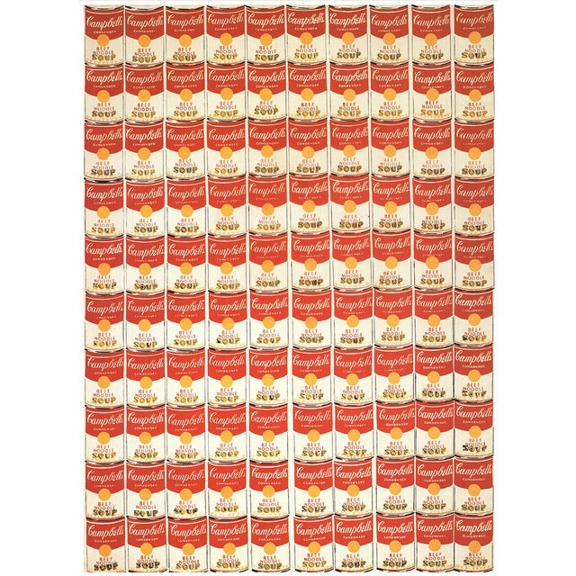 Artist: Andy Warhol Title: Soup Cans 100 Campbells Year: 1988 Signed: No Medium: Offset Lithograph Paper Size: 27 x 18.25...