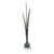 Metal Vintage Verdigris Cattail Candleholders, Copper Bronze Metal, Pair, 13" For Sale - Image 7 of 13