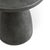 Contemporary Charcoal Hourglass Outdoor Side Table For Sale - Image 3 of 6