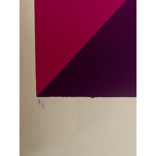 1967 Antonio Tonon Serigraph "Shapes" 7/8, Unframed For Sale - Image 4 of 7