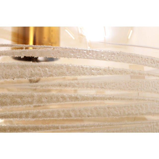 Vintage Hanging Lamps in Amber Glass from Glashütte Limburg, 1960s, Set of 4 For Sale - Image 10 of 13