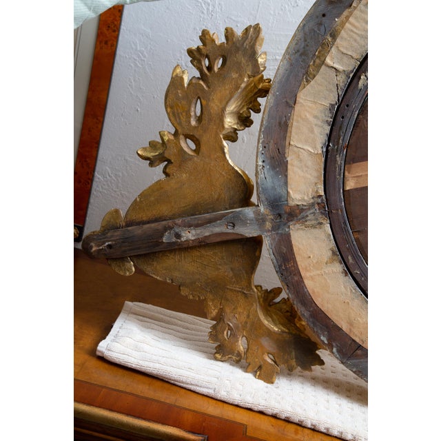 Continental Gilt Early 19th Century Wall Mirror For Sale - Image 10 of 10