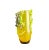 Yellow Big Glass Vase with 3 Geckos by VG Design and Laboratory Department For Sale