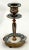 Rococo Beautiful Antique French Rococo Champleve ( Enamel ) on Bronze & Marble Night Stand Candlestick Circa 1880s For Sale - Image 3 of 12