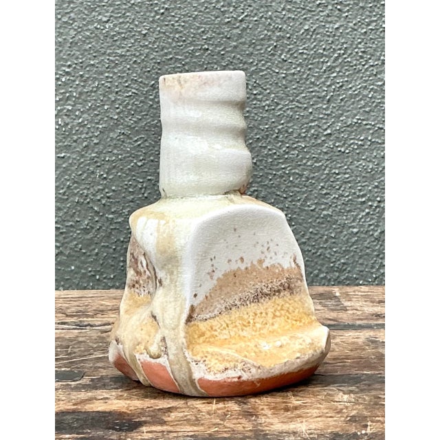 Late 20th Century Vintage Abstract Ceramic Vase For Sale - Image 5 of 12