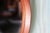 1950s 1950s Danish Mid Century Modern Round Solid Teak Mirror With Leather Strap 31" For Sale - Image 5 of 7