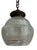 Vintage Halophane Hanging Pendant Light Fixtures - Pair For Sale - Image 10 of 10