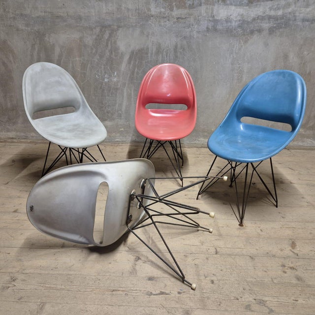 Navratil Chairs by Vertex, 1960s, Set of 4 For Sale - Image 4 of 8
