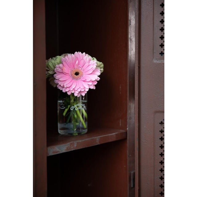 Vintage Four-Door Metal Locker with Fleur-De-Lis Pattern, 1890s For Sale - Image 6 of 13