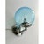 Light-Blue Ballotton Murano Glass Wall Sconces by Simoeng, Set of 2 For Sale - Image 4 of 7
