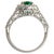 18KW Emerald(1.08) & Diamond(0.87) Ring, size 6.25 For Sale - Image 4 of 5