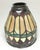 1990s Small Tiffany Style Slag Glass Lamp Shade Multicolor For Sale - Image 4 of 5