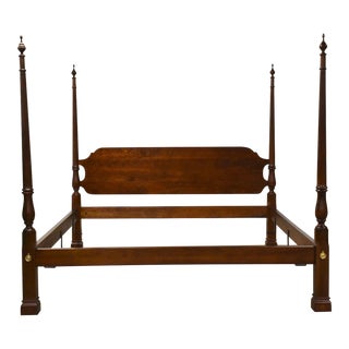 Cherry King Bed Frame by Stickley For Sale