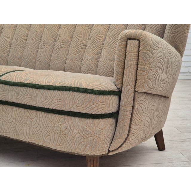 Danish 3 Seater Cotton-Wool Sofa, 1960s For Sale - Image 12 of 16