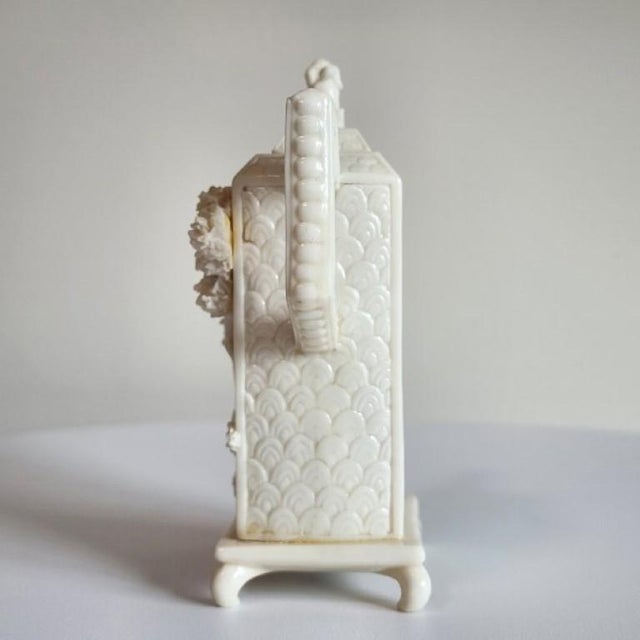 Ivory Vintage 1980s Nini "Oriental Garden" Faux Ivory Teapot For Sale - Image 8 of 15