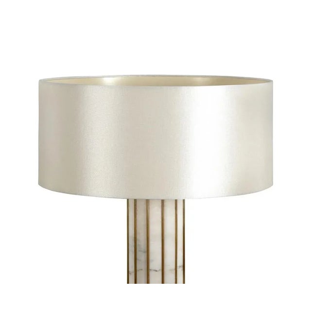 Seagram Table Lamp in Estremoz Marble by InsidherLand For Sale - Image 4 of 6