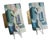 Plastic and Brass Handles, Set of 2 For Sale