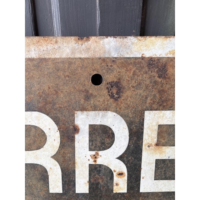 1930s Steel Plaque from SNCF, 1930s For Sale - Image 5 of 7