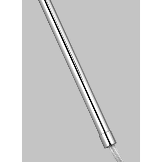 2020s Chapman & Myers by Visual Comfort Studio Wellfleet Double Arm Cone Task Sconce, Matte White & Polished Nickel For Sale - Image 5 of 6