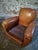 Vintage Leather Club Chair, France, 1940s-1950s For Sale - Image 13 of 18