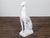 Midcentury Italian White Porcelain Sculpture of a Calm, Sitting Greyhound For Sale - Image 10 of 12