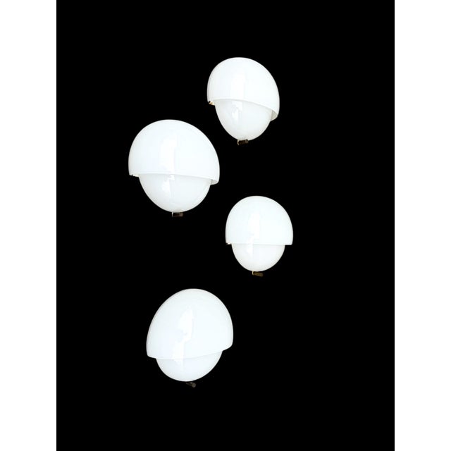 Mania Wall Lamps by Vico Magistretti for Artemide, 1963, Set of 4 For Sale - Image 6 of 15