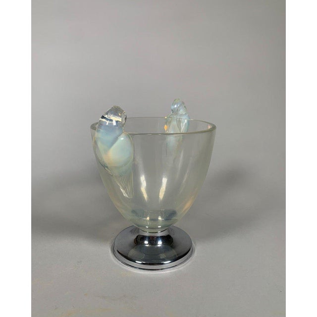 Art Nouveau René Lalique (1860-1940) Ornis Model Vase 1926 Art Nouveau For Sale - Image 3 of 7