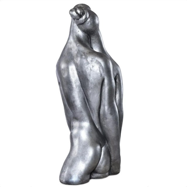 Austin Productions Pygmalion and Galatea Modern Sculpture by Cuban Artist Manuel Carbonell For Sale - Image 4 of 13