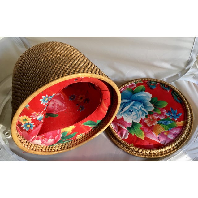 Chinese Tea Basket With Teapot Chairish