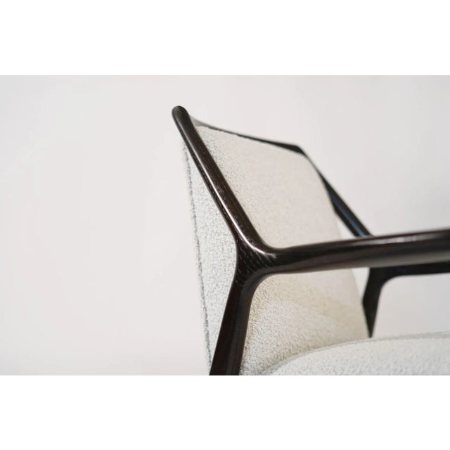 Lounge Chair in Limed Oak by Jack Van Der Molen, C. 1950s For Sale - Image 9 of 12