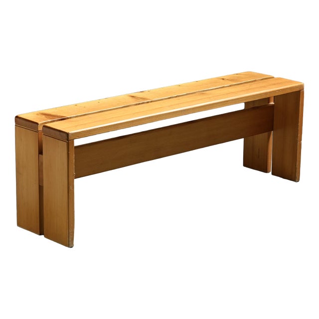 Pine Bench from Les Arcs, France, 1970s For Sale