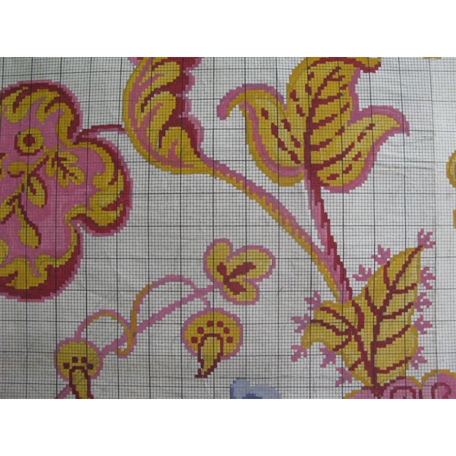 Antique French Textile Design For Sale - Image 4 of 9