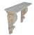Neoclassical Serge Roche Style Neoclassical Wall-Mounted Stone Plaster Console Table, France For Sale - Image 3 of 12