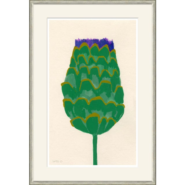Thistle Framed Art Print by Susan Hable For Sale