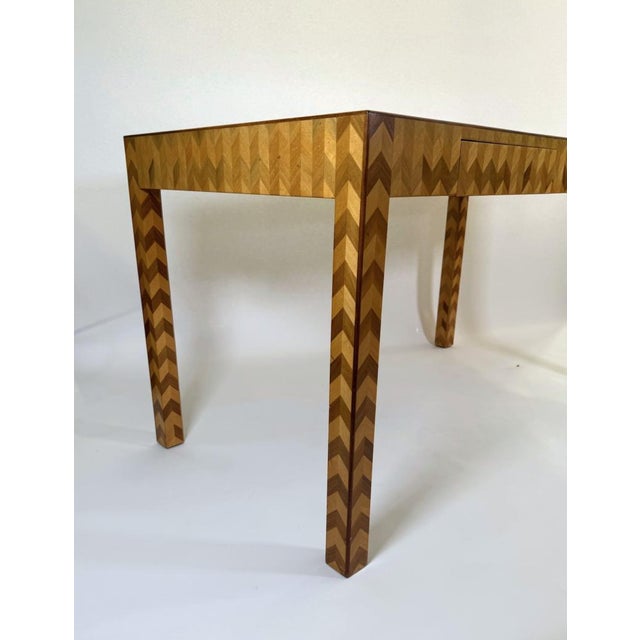 Mid-20th Century Italian Parquetry Desk For Sale - Image 4 of 4