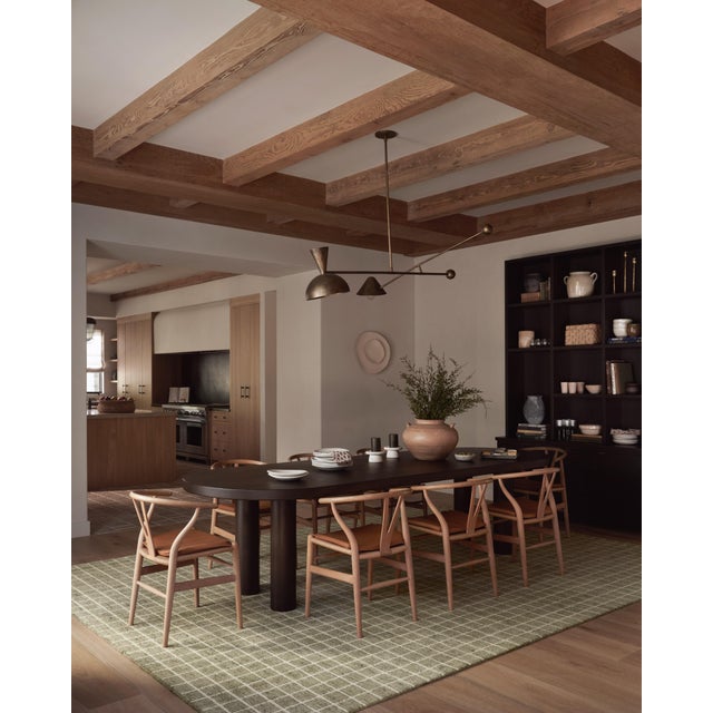 Loloi Rugs Amber Lewis x Loloi Cedar Olive / Ivory 8'-6" x 11'-6" Area Rug For Sale - Image 4 of 4