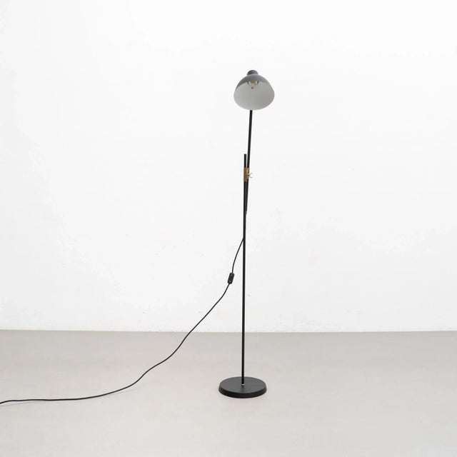 KH #1 Black Raw Brass Floor Lamp from Konsthantverk For Sale - Image 9 of 18