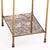 French French Three-Tier Brass and Glass End Table, C. 1950 For Sale - Image 3 of 7