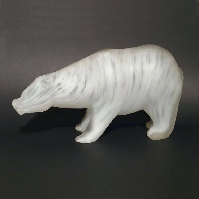 1970s Orso Polare Sculpture by Walter Furlan and Salviati & C, 1970s For Sale - Image 5 of 9