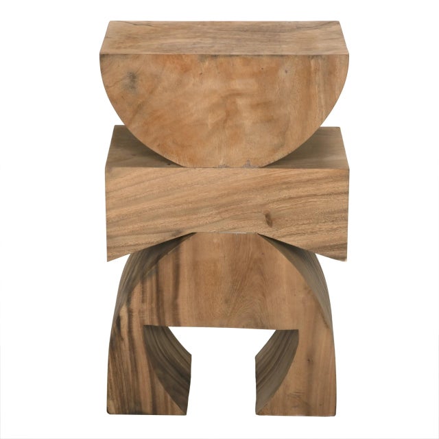 Noir NOIR Monteiro Side Table, Stool For Sale - Image 4 of 5